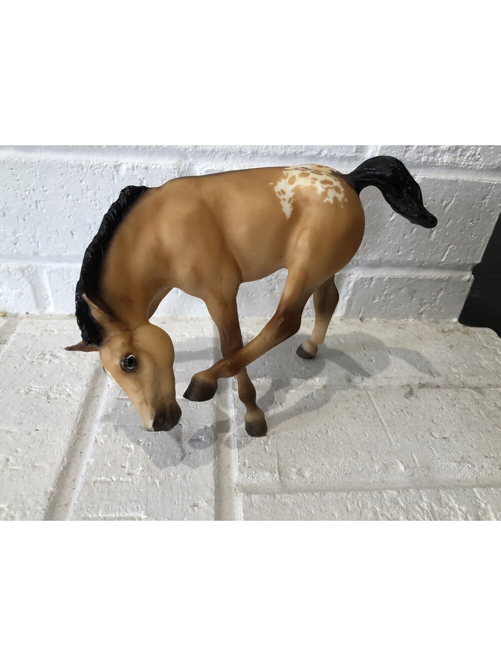 Breyer Horse, Scratching Foal Buttercup Snowflake Buckskin [COPY]